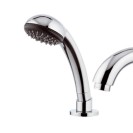 Rubinetto bordo vasca con deviatorebocca fusa e doccetta - serie 35 Remer F07 2