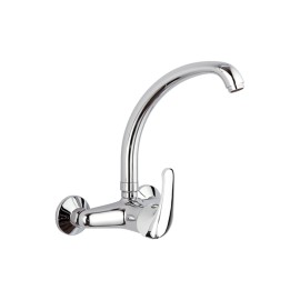 Rubinetto lavello a muro con leva frontale - serie 35 Remer F43