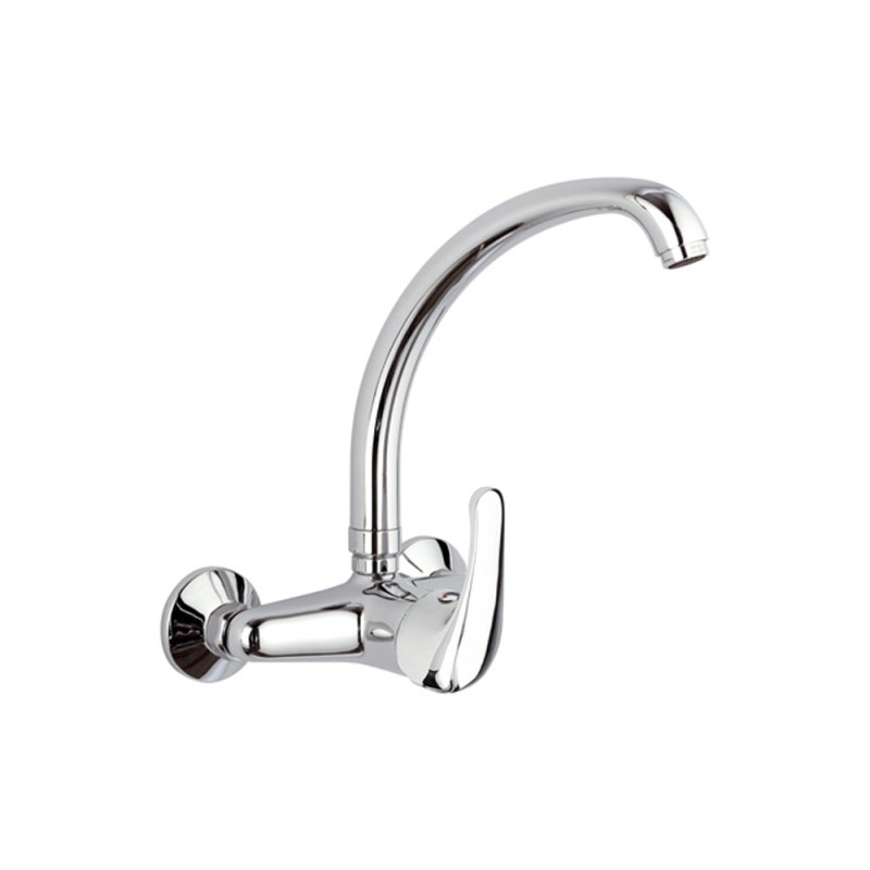 Rubinetto lavello a muro con leva frontale - serie 35 Remer F43 Rubinetto lavello a muro con leva frontale - serie 35 Remer F43