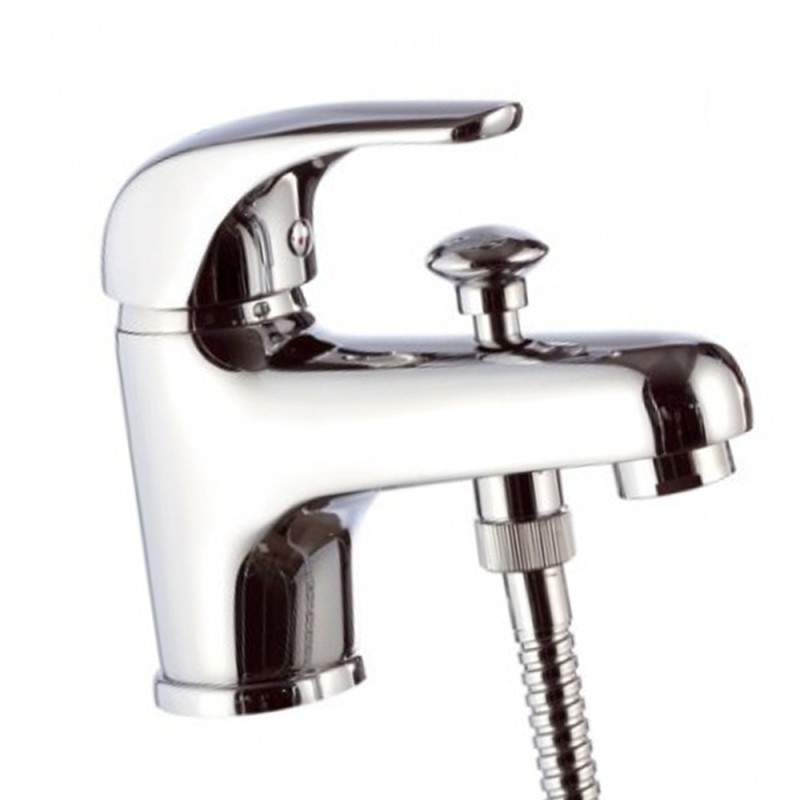 Rubinetto lavabo/vasca con deviatore integrato e kit doccia - serie project Remer P03