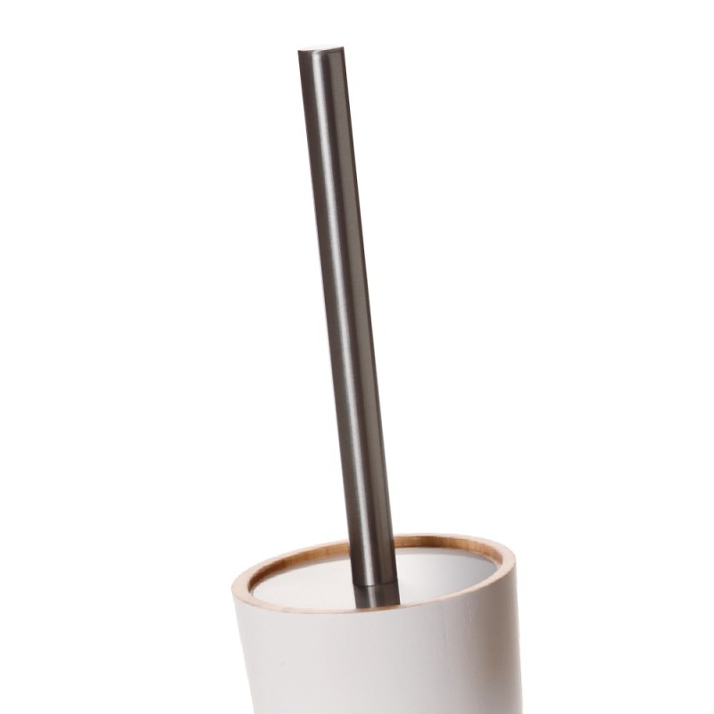 Portascopino legno/bianco - serie wood Aquasanit QB6140