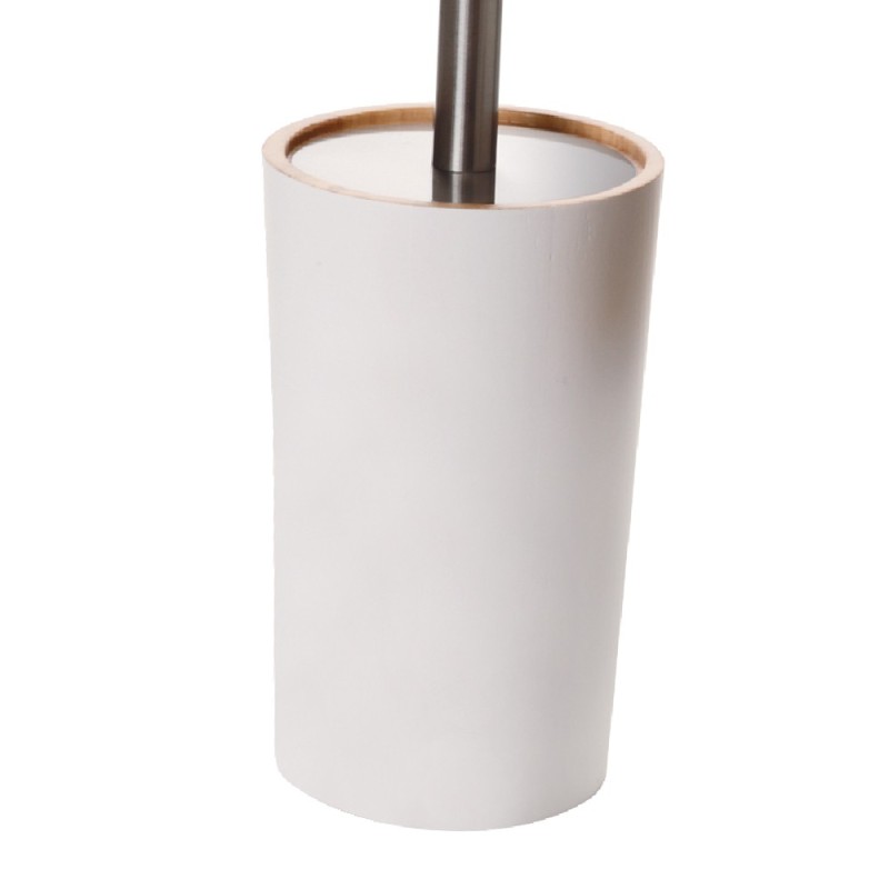 Portascopino legno/bianco - serie wood Aquasanit QB6140