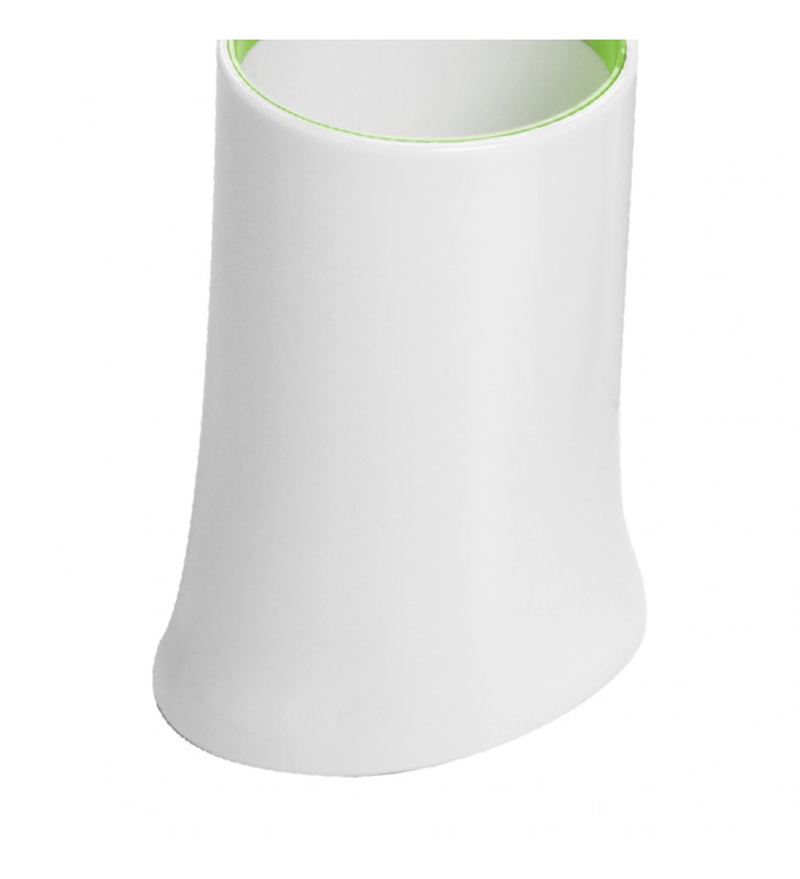 Bicchiere serie pisa bianco/verde Aquasanit QC8100VE