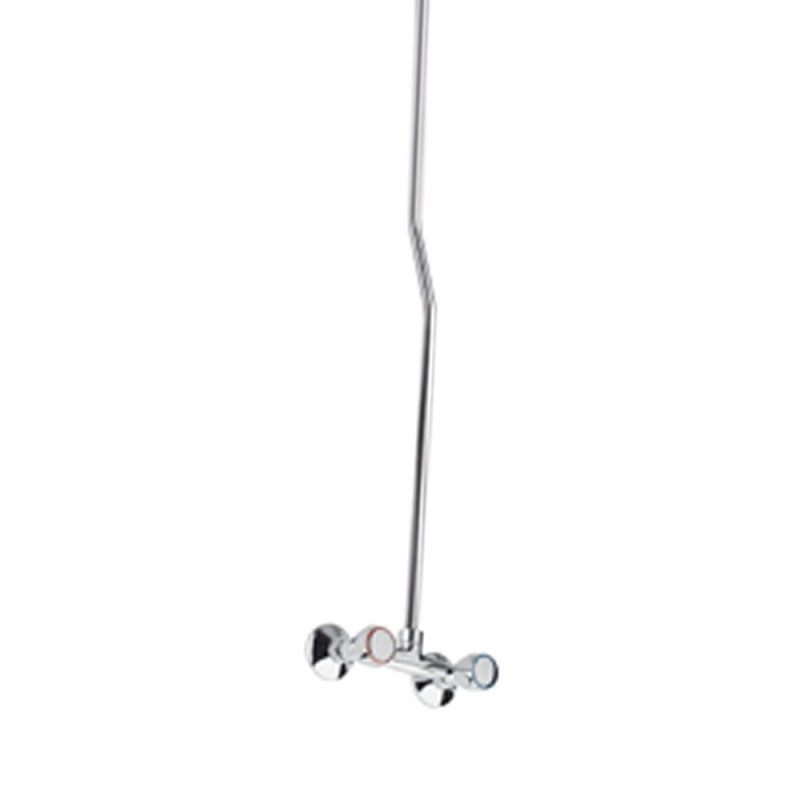 Rubinetto esterno doccia con attacco alto e colonna doccia e soffione - serie 1000-2000 Remer 38EX329351EX