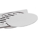 Copertura a pavimento 15x15 con griglia fissa e coperchio mobile RR 913GVC15