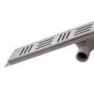 Canalina sifonata a pavimento 12,5x100 RR 913RG12100