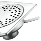Piletta da pavimento sifonata in inox, cm 15x15 RR 913SF15