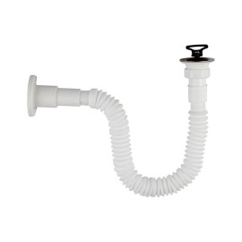 Set con canotto flessibile 1 1/4 x diam. mm 32/40 e piletta simplex 1x1/4 RR 9331005SM4