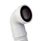 Manicotto estensibile curvo per w.c. senza troppo pieno RR 943CL