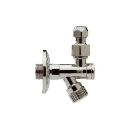 Rubinetto sottolavabo a vitone con filtro e snodo Remer 120SN1210