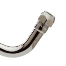 Curvetta sottolavabo con rosetta in ottone cromato Remer 1241210