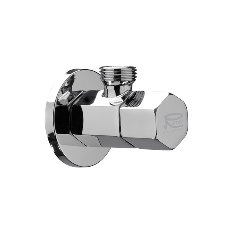 Rubinetto sottolavabo esagonale 1/2x1/2 Remer 128E1212