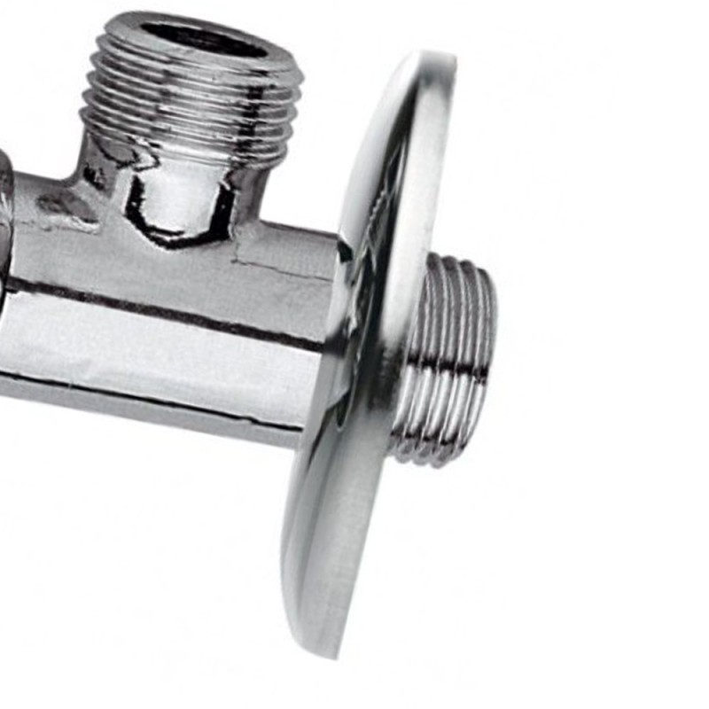 Rubinetto sottolavabo con rosetta 1/2x10 Remer 1291210