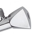 Rubinetto sottolavabo 1/2x1/2 in ottone cromato Remer 1291212