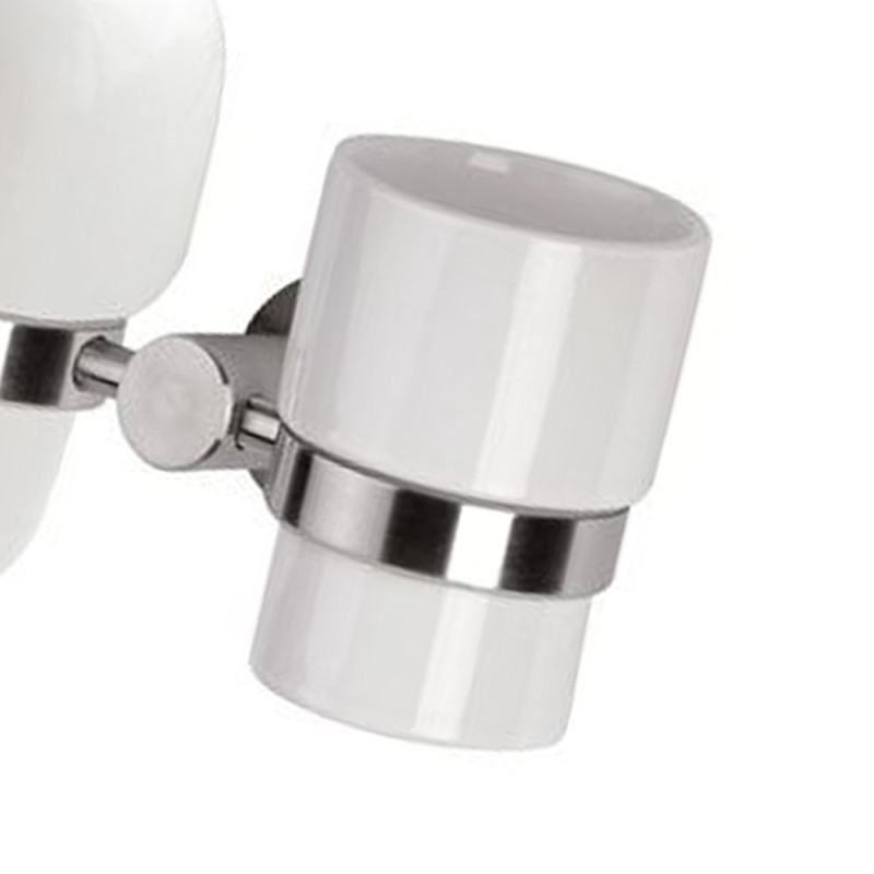 Bicchiere e dispenser sapone - serie minimal inox Remer MI18INOX
