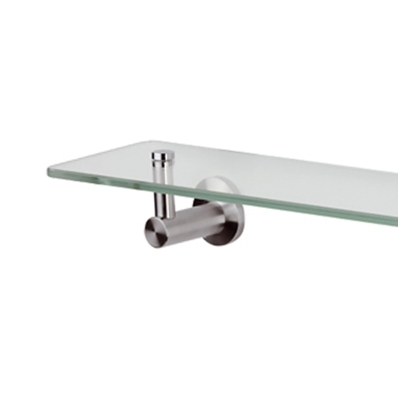 Mensola in vetro - serie minimal inox Remer MI20INOX