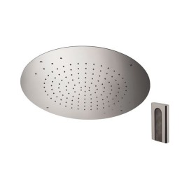 Soffione a soffitto 1 getto con led e diametro di 55 cm Remer 357RM55W