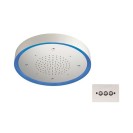Soffione a soffitto 2 getti con led e diametro di 57 cm Remer 357LM57N Soffione a soffitto 2 getti con led e diametro di 57 cm Remer 357LM57N