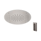 Soffione a soffitto 1 getto con led e diametro di 42 cm Remer 357RM42W