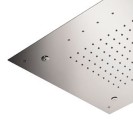 Soffione a soffitto 3 getti 50x50 cm con led in acciaio inox Remer 357RS50NCW Soffione a soffitto 3 getti 50x50 cm con led in acciaio inox Remer 357RS50NCW