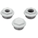 Tappo verniciato white per radiatori in alluminio 1 pollice RR 541SX10