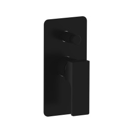 Miscelatore incasso vasca o doccia con deviatore nero opaco serie Absolute Remer AU09NO