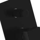 Miscelatore incasso vasca o doccia con deviatore nero opaco serie Absolute Remer AU09NO