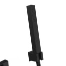 Miscelatore esterno vasca con kit doccia nero opaco serie Absolute Remer AU02NO