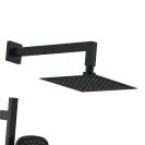 Set doccia completo a incasso con saliscendi nero opaco - serie Absolute Remer AU09S018CPUFSXNO