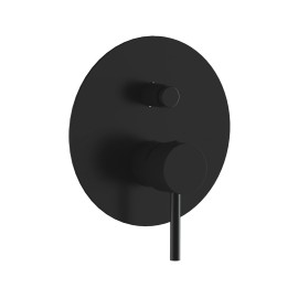 Miscelatore incasso vasca o doccia con deviatore nero opaco serie X Style Remer X09LNO