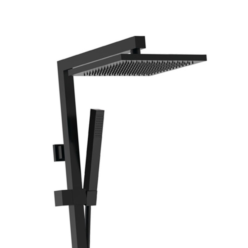 Set colonna doccia nero opaco serie Absolute Remer Q37XL7SSNO