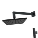 Set doccia quadro completo a incasso con saliscendi nero opaco - serie Absolute Remer AU09S01OXNO