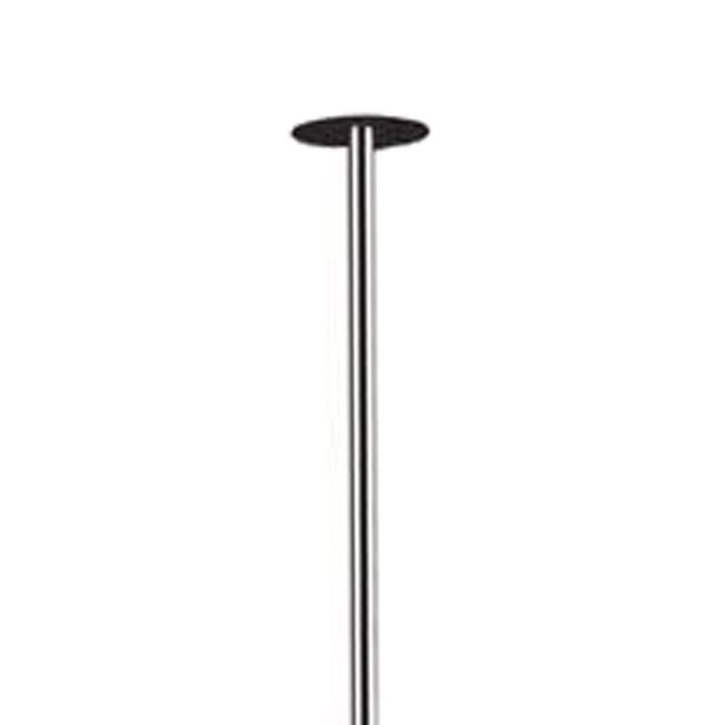 Bocca lunga da soffitto cromata, con dispositivo color serie minimal RR 91VLNR