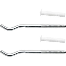 Coppia mensole per radiatori in chisa e acciaio 205 mm Remer 630205