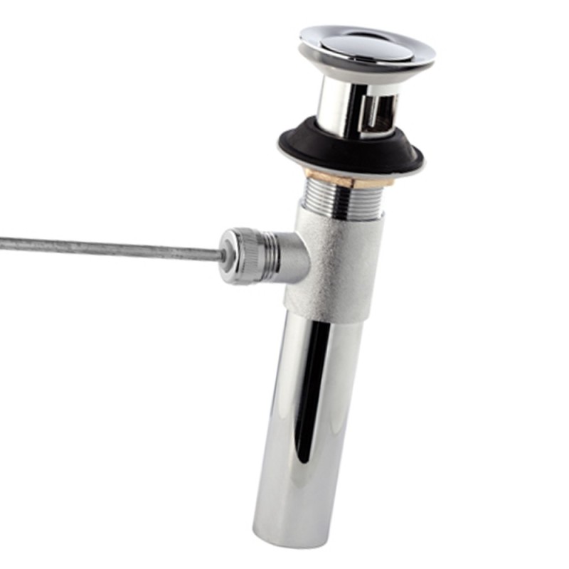 Scarico tipo america o americano in ottone pulito e cromato RR 95AM