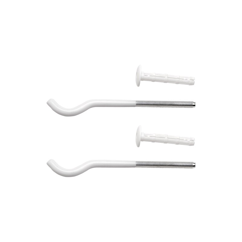 Coppia mensole bianche verniciate 7 RR 632BI170