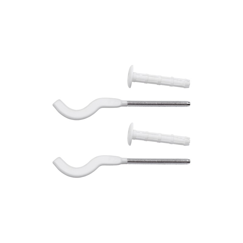 Coppia mensole piatte verniciate per radiatori in alluminio RR 633