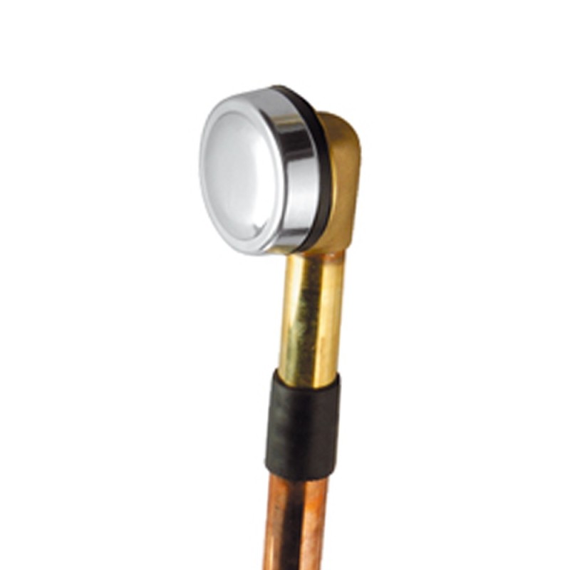 Colonna di scarico con tubo in rame con piletta click clack RR 96CC