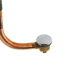 Colonna di scarico con tubo in rame con piletta click clack RR 96CC