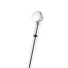 Colonna di scarico con tubo in rame e piletta click-clack, tutta cromata RR 96LICC