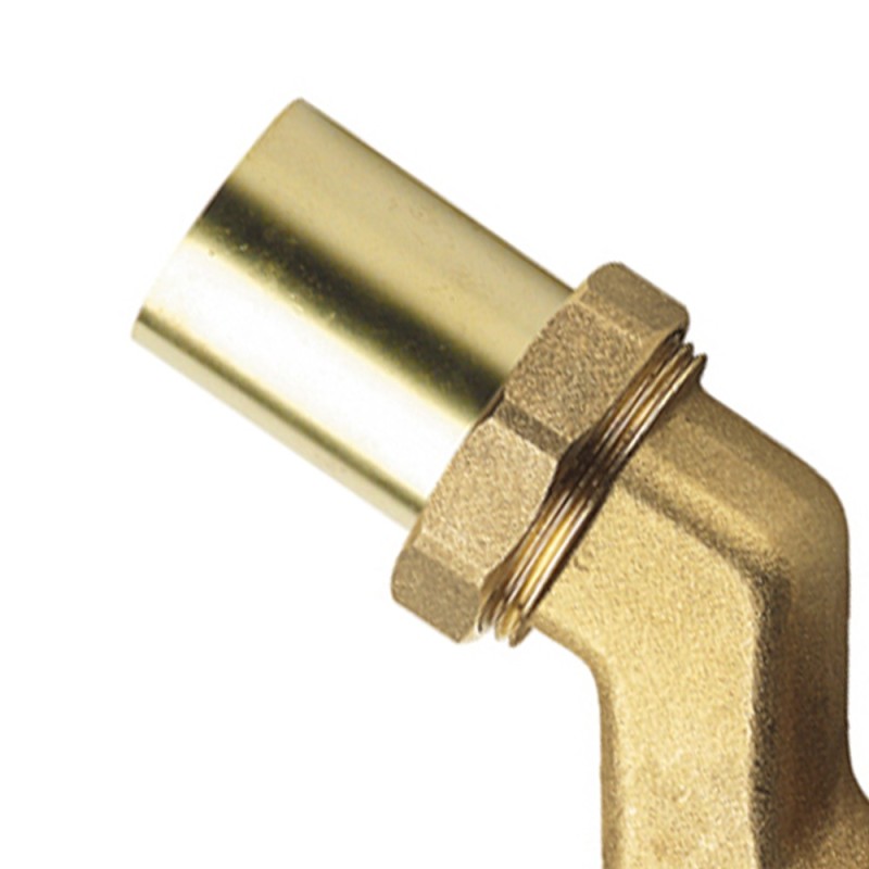 Sifone pesante in ottone fuso con dado 1 1/2 per colonna vasca RR 98112