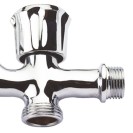 Rubinetto due maniglie attacco lavatrice 1/2x3/4x3/4 RR 2501234