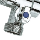 Rubinetto a sfera a tre vie sottolavabo per attacco lavatrice RR 260