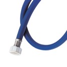 Tubo di carico per lavatrice, colore blu con curvetta 150 cm RR 291150BL