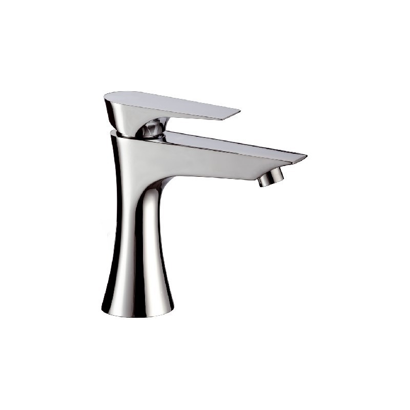 Diva rubinetto miscelatore per lavabo design moderno senza scarico Daniel Rubinetterie DV606CR