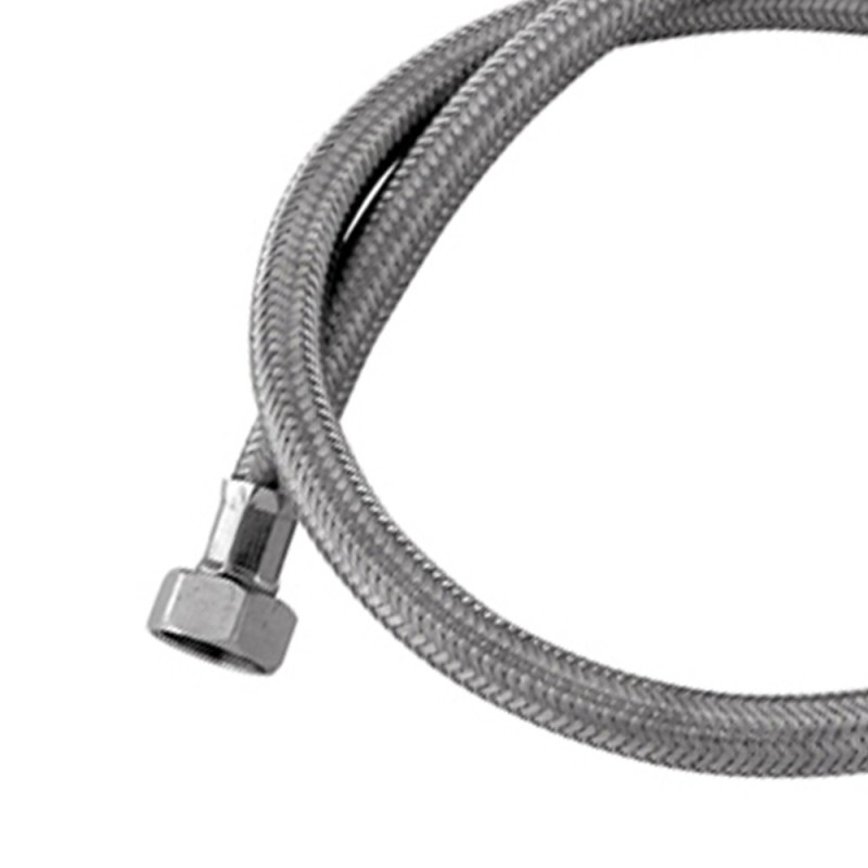 Tubo di carico in treccia di acciaio inox gigante per lavatrice 100 cm RR 293100