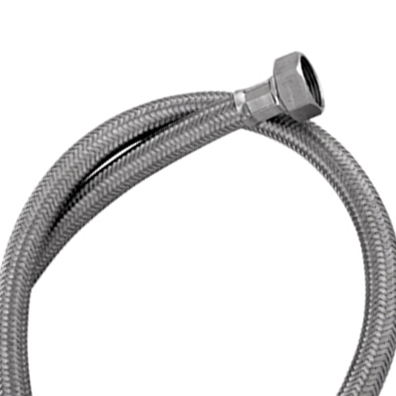 Tubo di carico in treccia di acciaio inox gigante per lavatrice 100 cm RR 293100