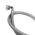 Tubo di carico in treccia di acciaio inox gigante con curvetta 150 cm RR 294150