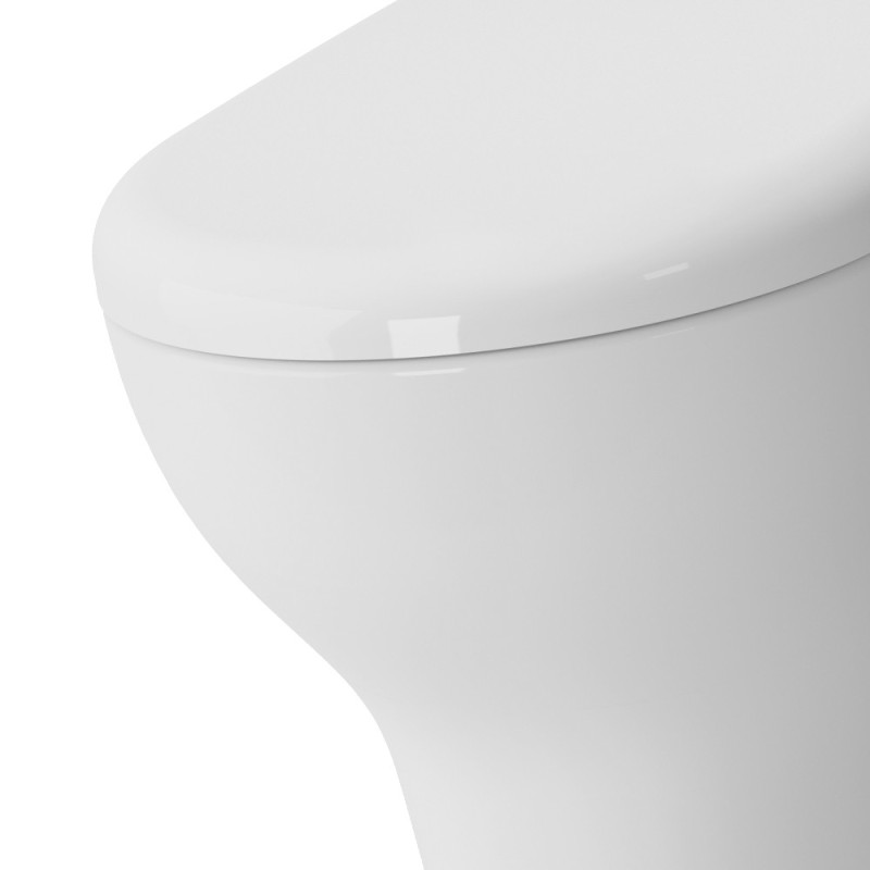 Vaso a pavimento filo muro con scarico parete in ceramica - Serie Zentrum Vitra SFUCER0685VF