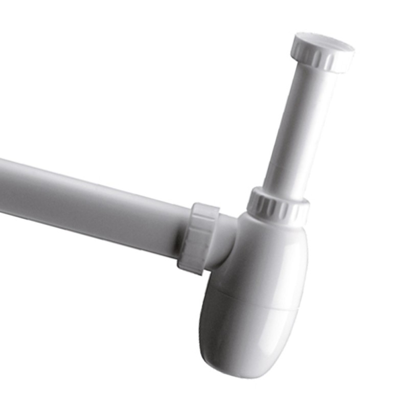 Sifone tedesco in polipropilene senza piletta 1 1/2 RR 970P112